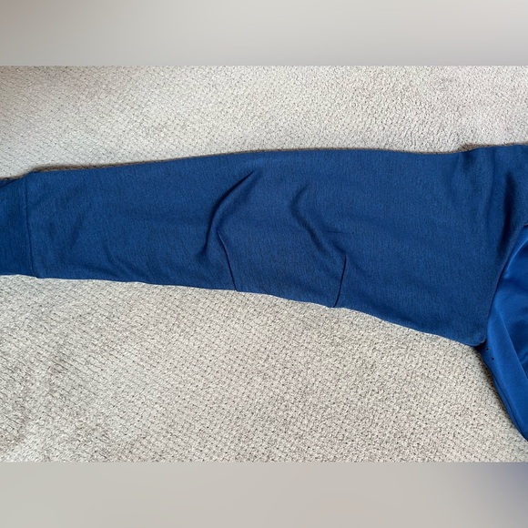 Peak Velocity Quantum Men’s Medium Blue Performance Fleece Hooded Sweatshirt - Picture 6 of 10